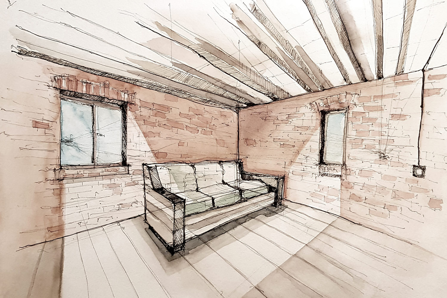 Bahnwärterhaus im Grünen