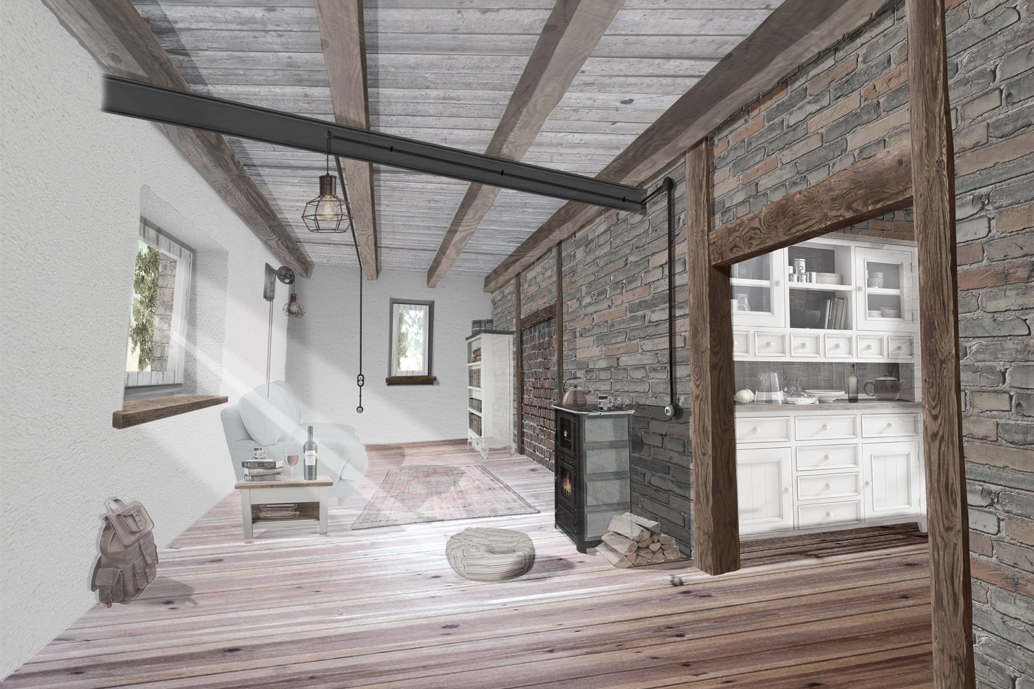 Bahnwärterhaus im Grünen