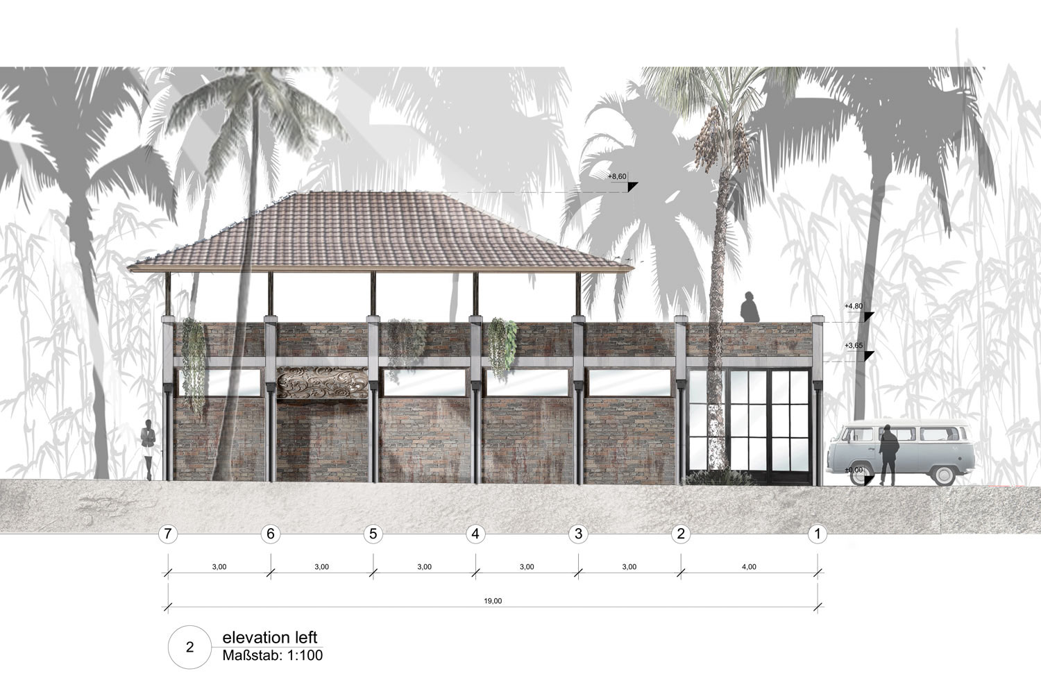 Villa mit Workshop Umalas - Ansicht